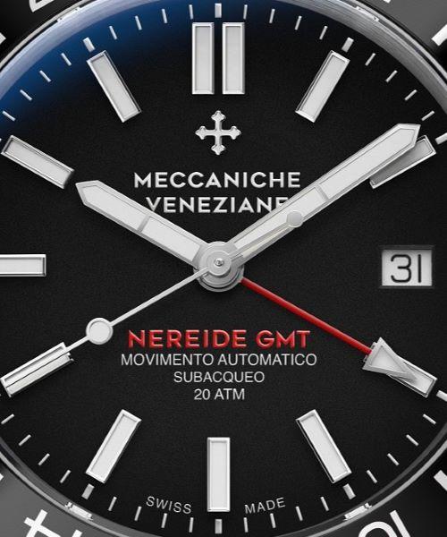 Zegarek męski Meccaniche Veneziane Nereide GMT Automatic