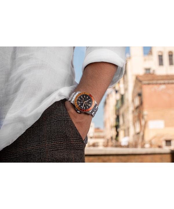 Zegarek męski Meccaniche Veneziane Nereide GMT San Marco Jubilee Automatic lifestyle