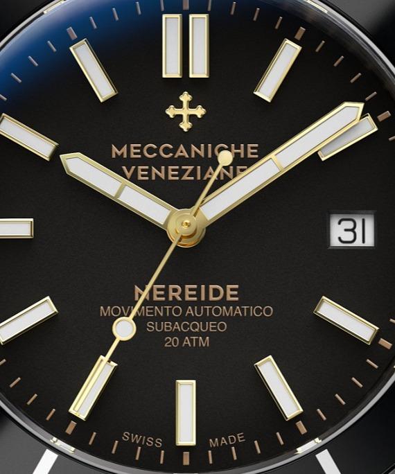 Zegarek męski Meccaniche Veneziane Nereide PVD Automatic