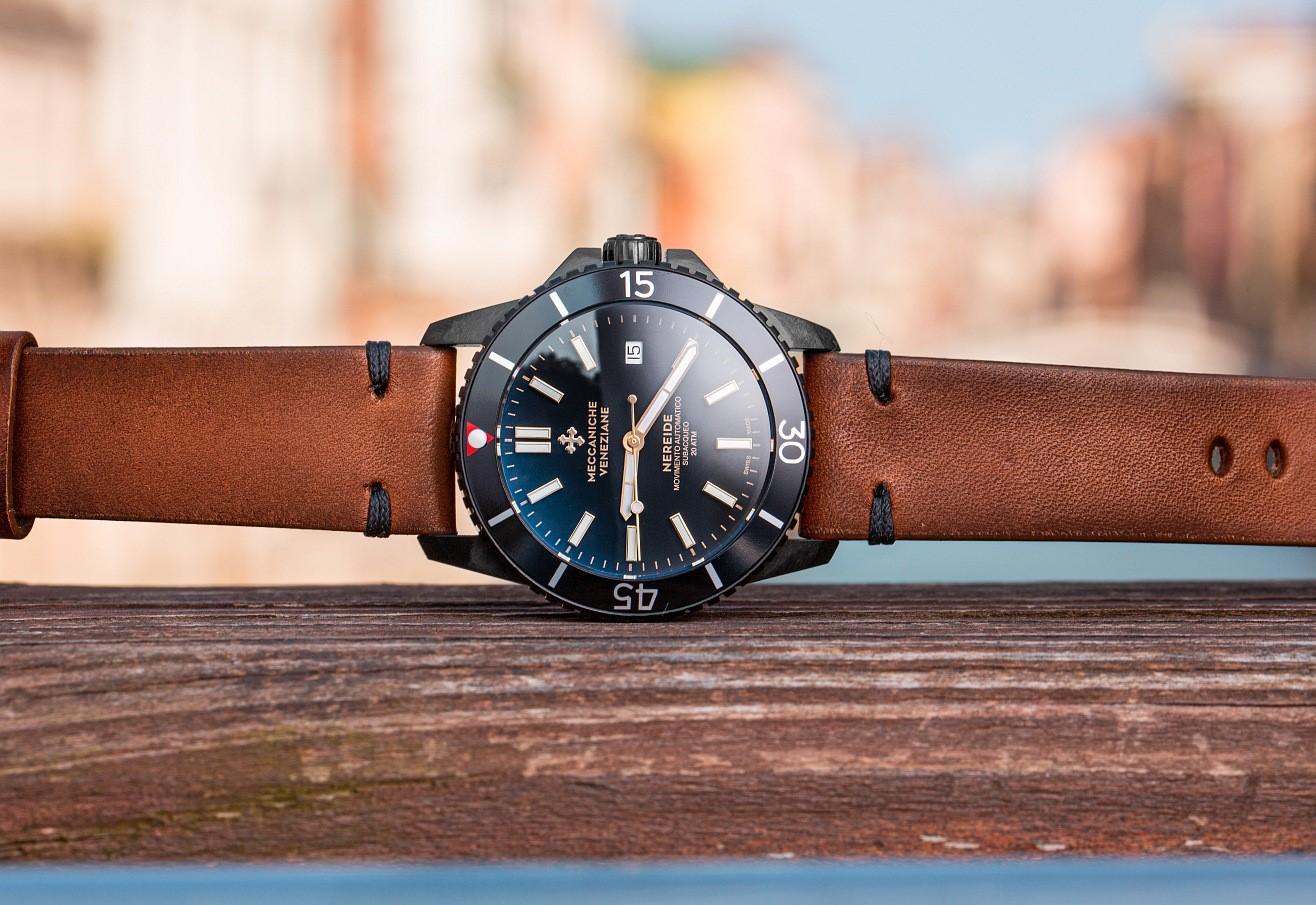 Zegarek męski Meccaniche Veneziane Nereide PVD Automatic
