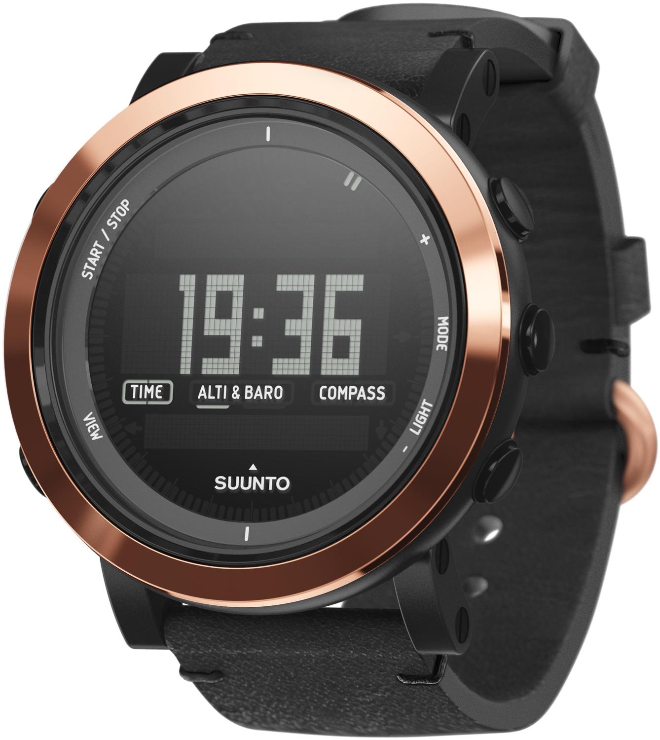 Zegarek SS022439000 Suunto Essential Ceramic Copper Black Leather