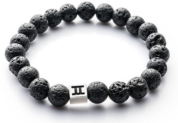 Bransoletka Gemini Classic Black Lava