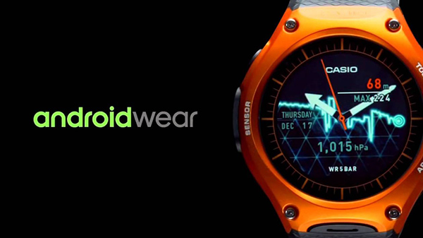 Casio Android Wear baner