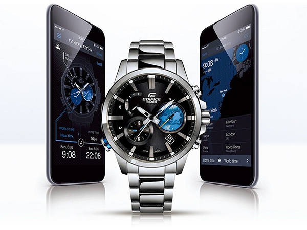 Edifice EQB-600 połączenie z telefonem