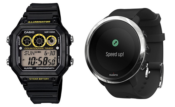 Casio Sporty Digital AE-1300WH-1AVEF / Suunto 3 Fitness SS050018000