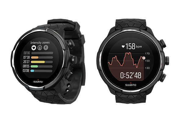 Zegarek sportowy Suunto 9 Baro Titanium wyświetlacz
