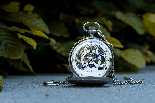 Zegarek Męski Carl Von Zeyten Kieszonkowy Pocket Skeleton Mechanical cvz0041sl