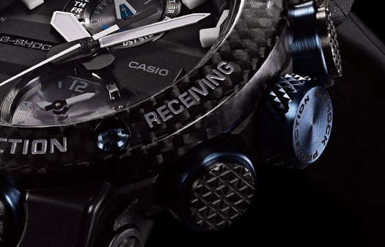Zegarek męski Casio G-Shock Gravitymaster Carbon Core Guard Bluetooth Radio Solar GWR-B1000-1A1ER