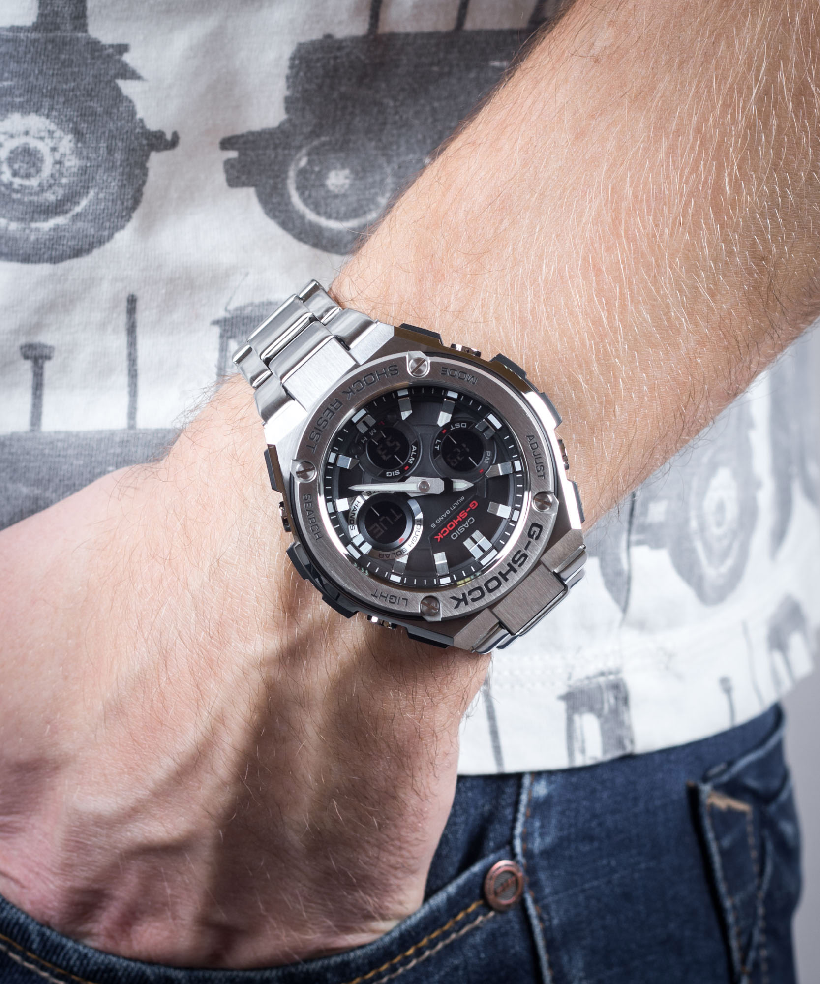 
Zegarek Casio G-SHOCK G-Steel Solar Waveceptor