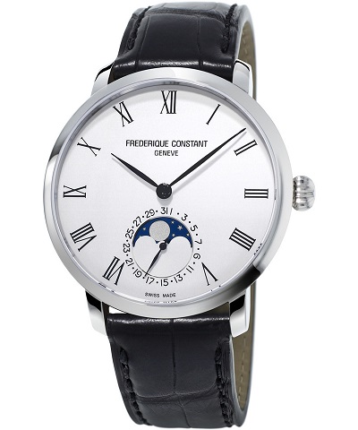Zegarek Męski Frederique Constant Slimline Moonphase Manufacture Automatic FC-705WR4S6
