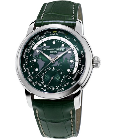 Zegarek Męski Frederique Constant Worldtimer Manufacture Automatic FC-718GRWM4h6