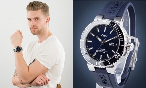 zegarek męski Oris Aquis 01-752-7733-4135-07-4-24-65eb kolaż