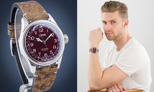 zegarek męski Oris Big Crown 01-754-7741-4068-07-5-20-50 kolaż