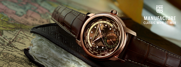 zegarek męski Frederique Constant Worldtimer Manufacture Automatic lifestyle