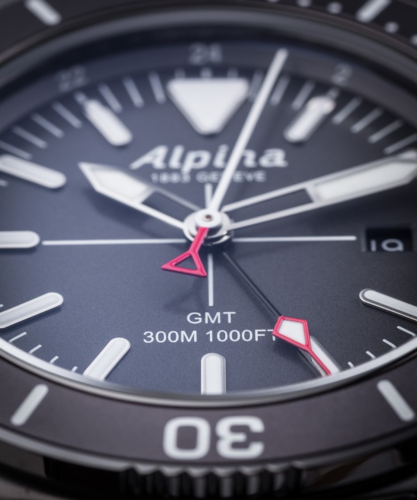 zegarek męski Alpina Seastrong Diver al-247lgg4tv6 detal