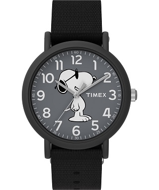 Zegarek dziecięcy Timex Weekender x Peanuts Snoopy TW2T65700