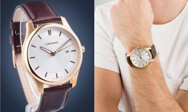 zegarek męski Wenger City Classic 01-1441-107 kolaż