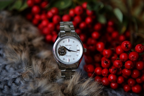 Zegarek Seiko automatyczny open-heart lifestyle