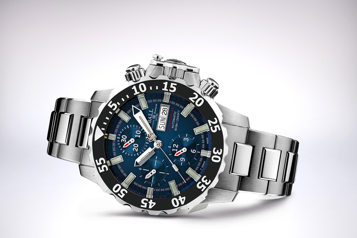 Zegarek męski Ball Engineer Hydrocarbon NEDU Chronometer Titanium