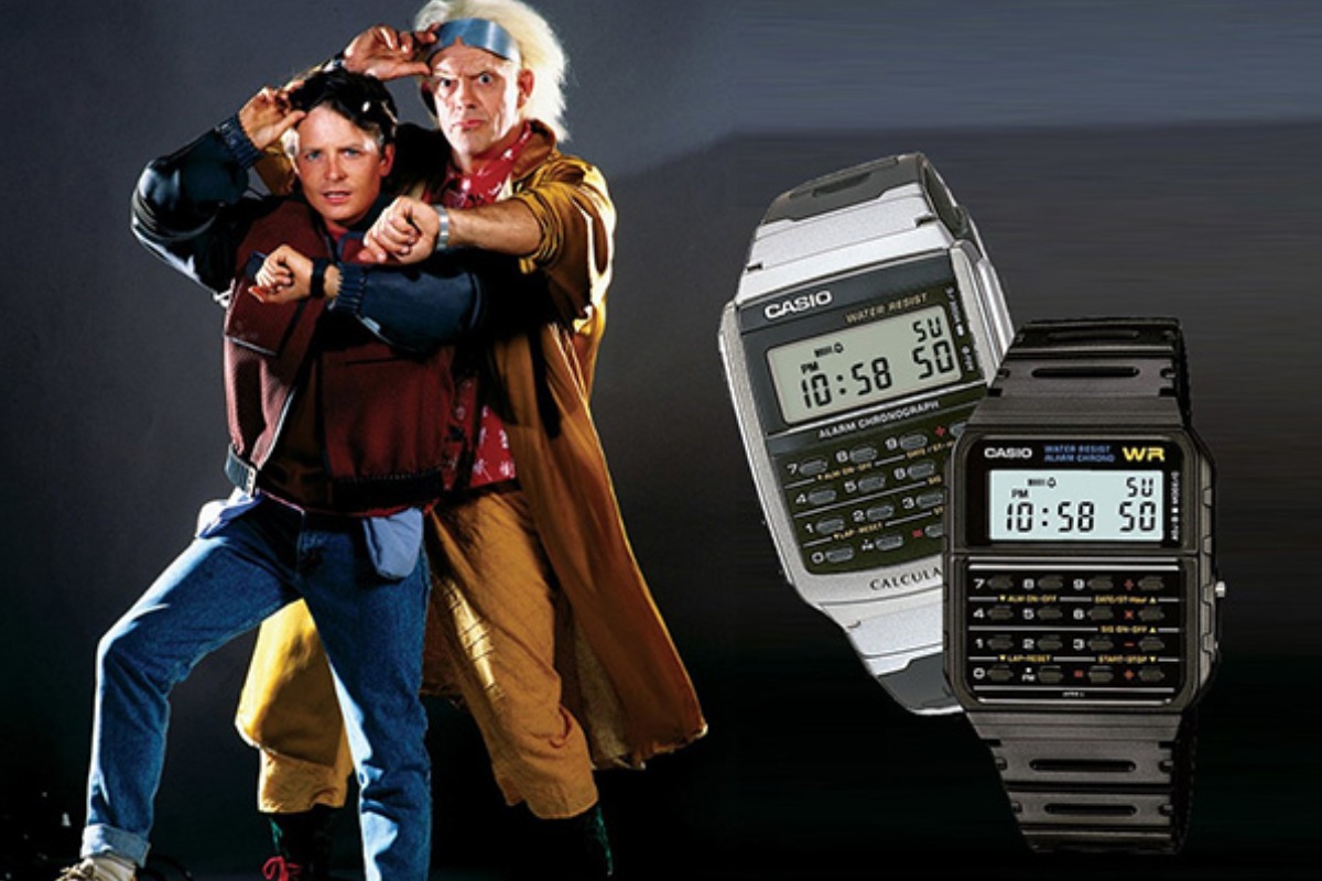 Zegarek Casio VINTAGE Data Bank DBC-32-1AEF Powrót do przyszłości