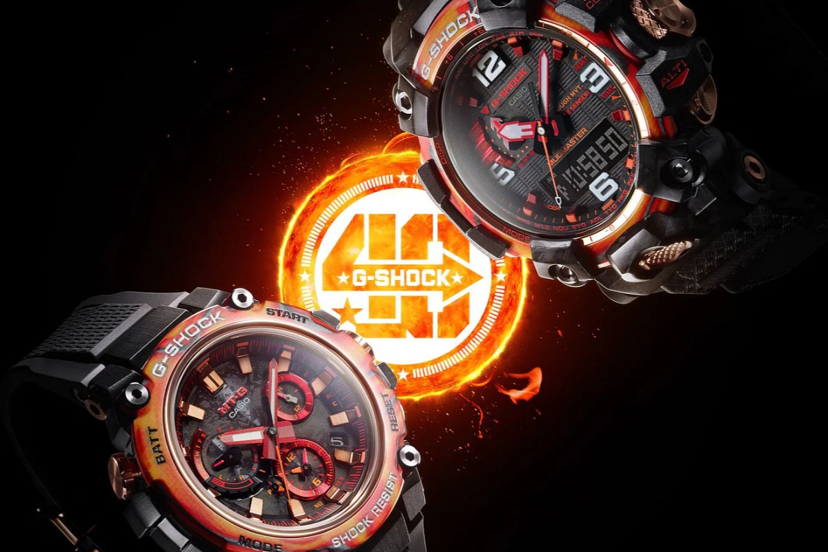 Zegarki G-SHOCK Exclusive i Mudmaster 40th Anniversary Flare Red Limited Edition