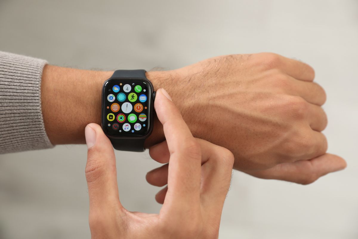 Apple watch interfejs menu