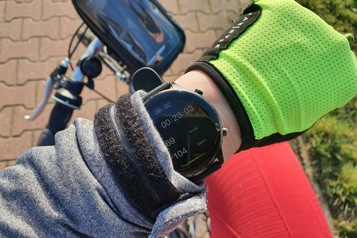 Smartwatch damski Garett Bonita trening rowerowy, funkcja sportowa