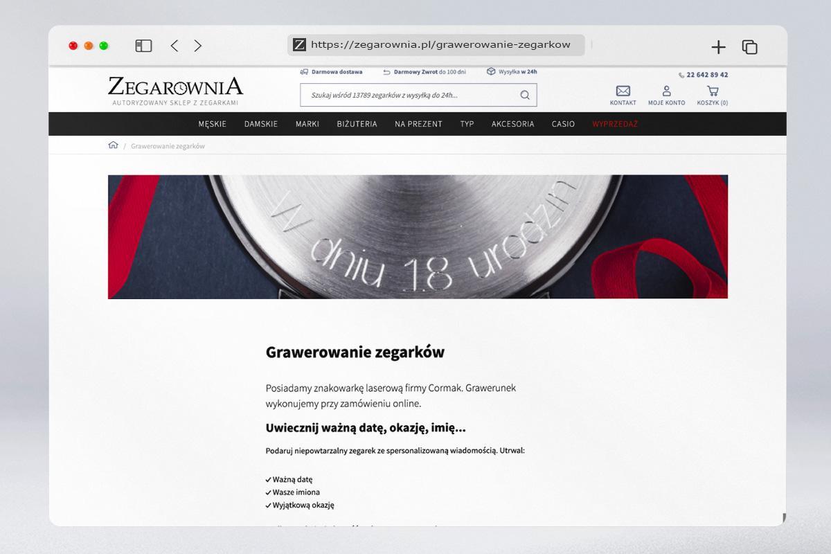 Usługa grawerunku