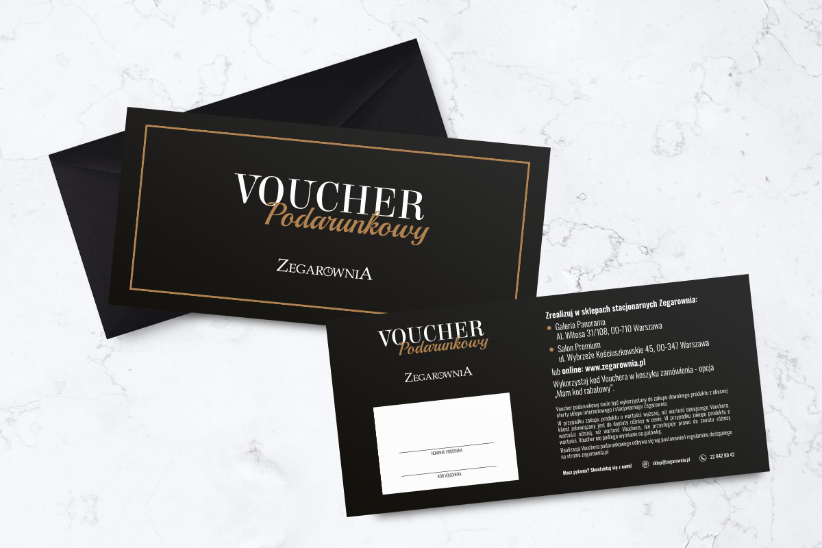 Voucher bon podarunkowy