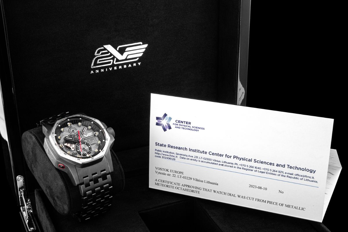 Vostok Europe Atomic Age Automatic VE 20th Anniversary SET Limited Edition  pudełko