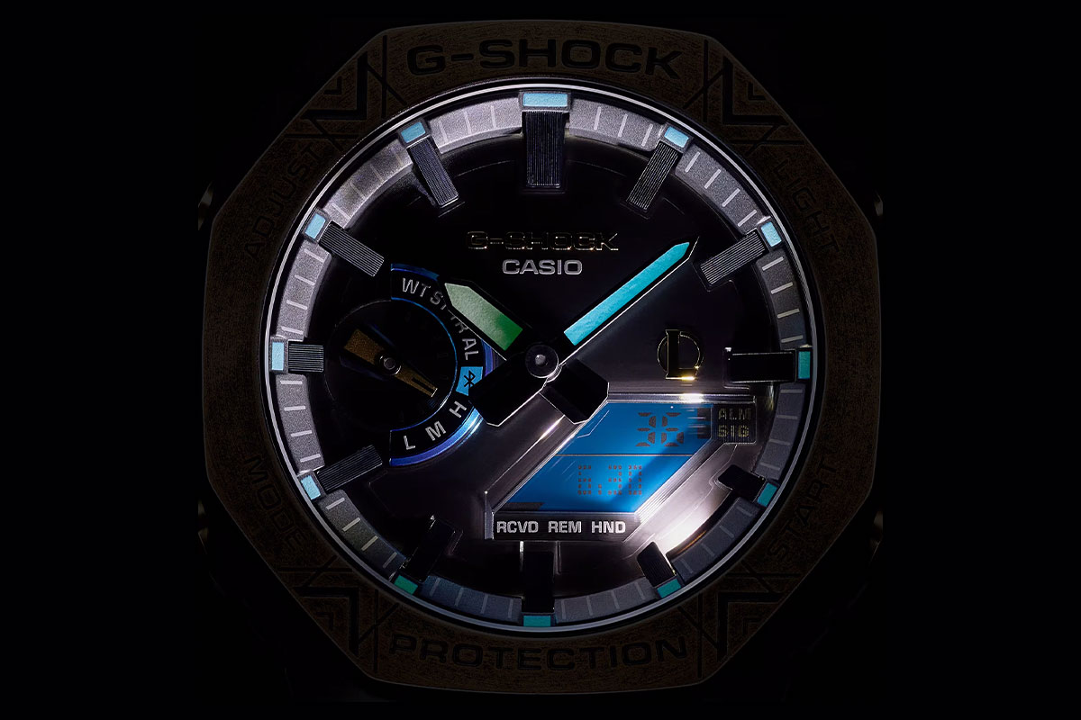Casio G-SHOCK Original League of Legends Special Edition podświetlenie