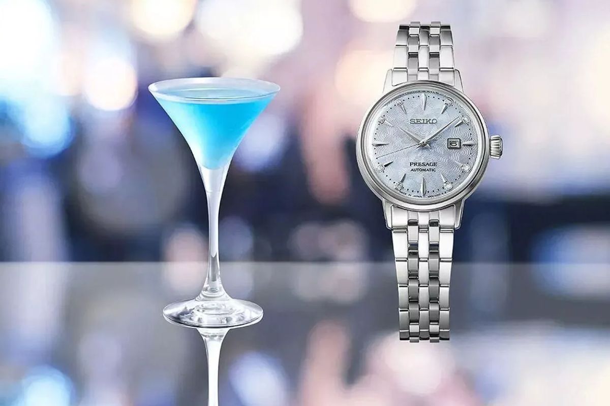 Seiko Presage Cocktail Time ‘Skydiving’ Diamonds Twist SRE007J1