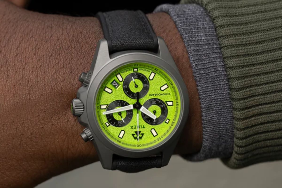 Timex Expedition North Field Chrono zielona tarcza