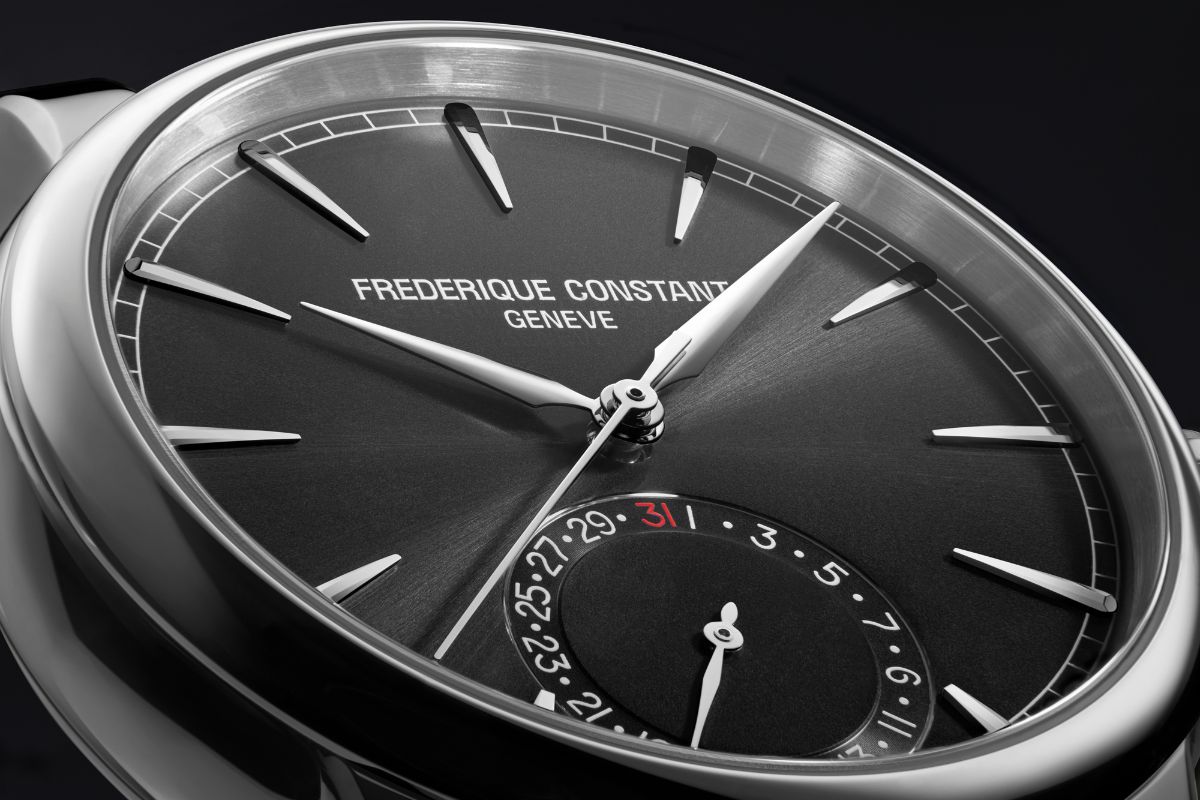 Frederique Constant Classic Date Manufacture czarna tarcza