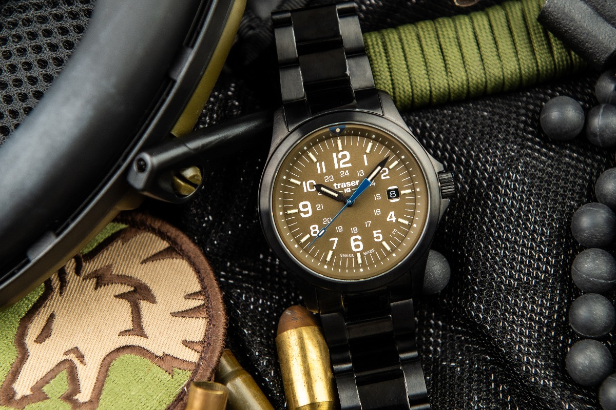 TS-108738 Zegarek męski Traser P67 Officer Pro GunMetal Khaki
