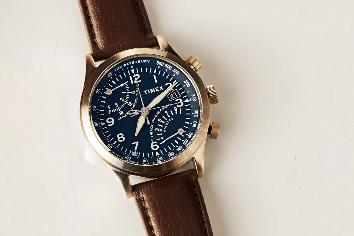  Timex Waterbury Traditional Fly Back Chronograph