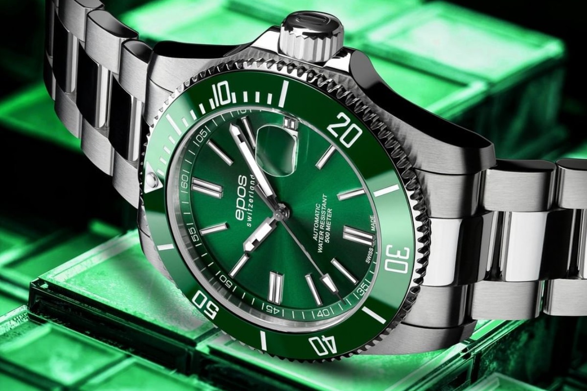 Epos Sportive Diver Automatic z zieloną tarczą