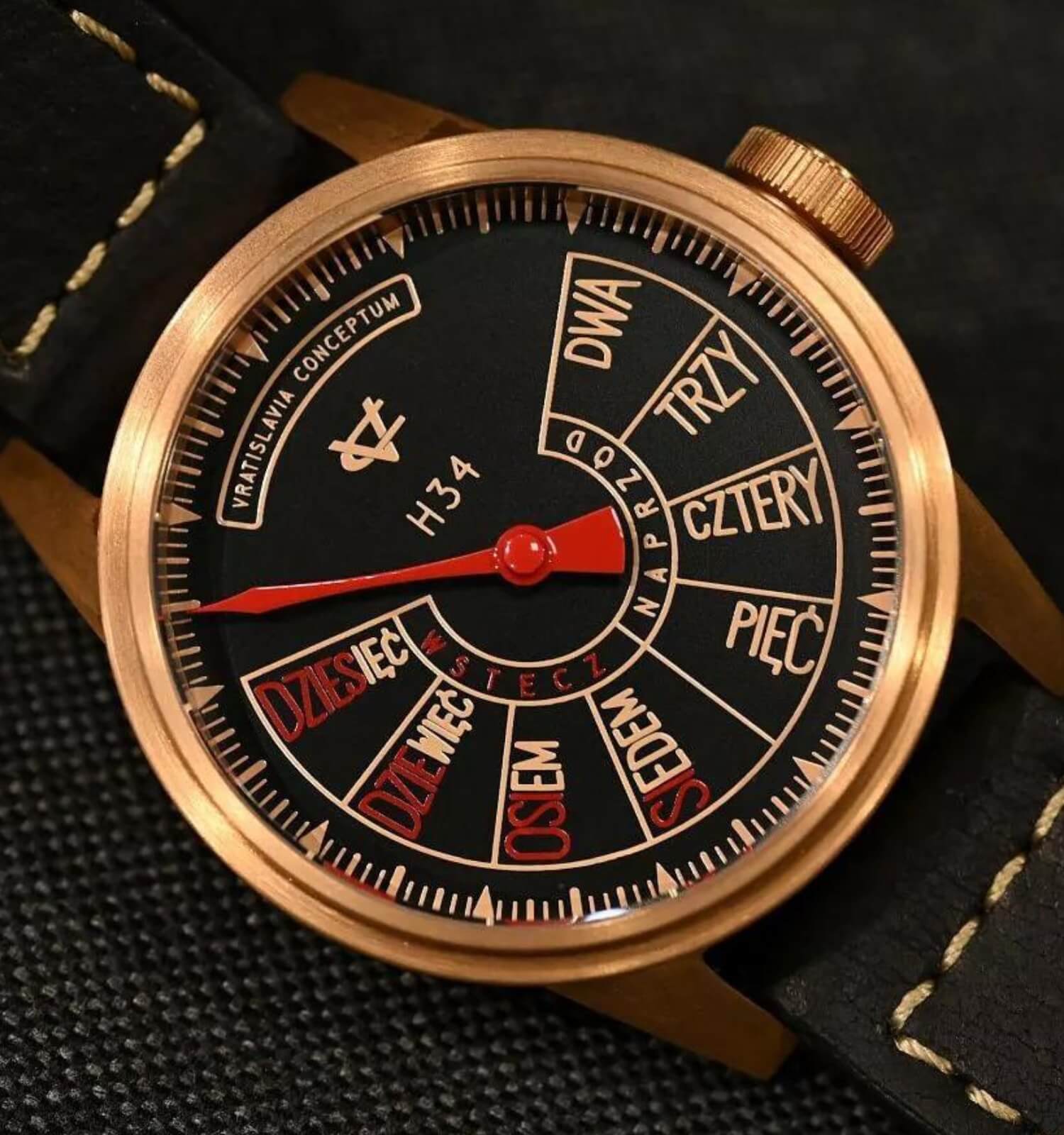Zegarek męski Vratislavia Conceptum H34 Błyskawica Automatic Limited Edition