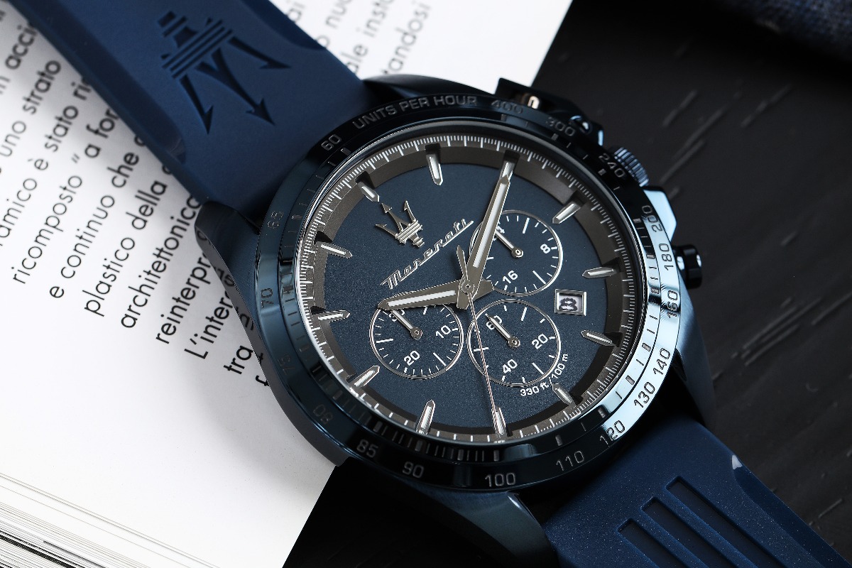 Zegarek Maserati Traguardo Chronograph Blue Edition