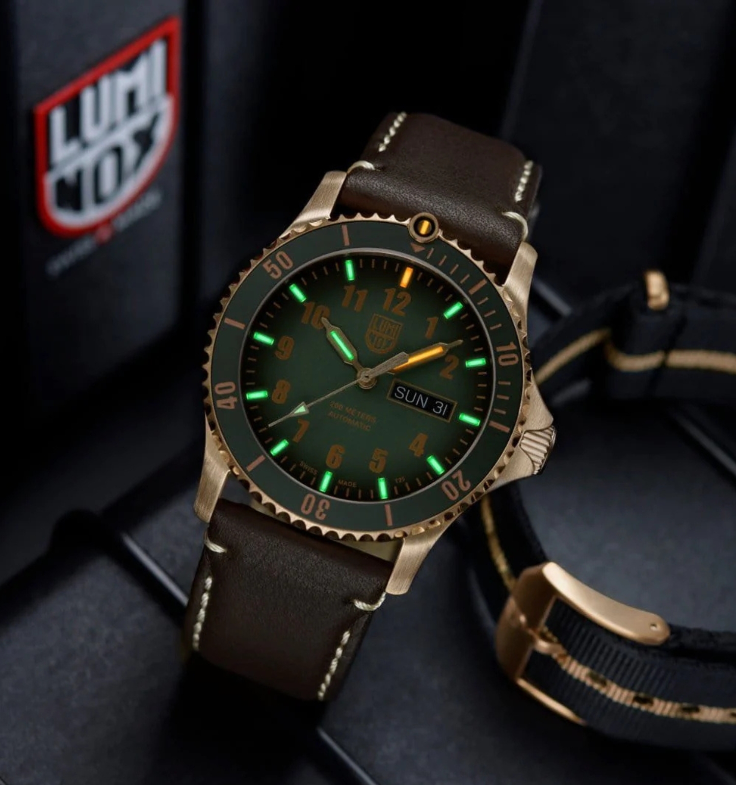 Zegarek męski Luminox Sport Timer Bronze Automatic Limited Edition