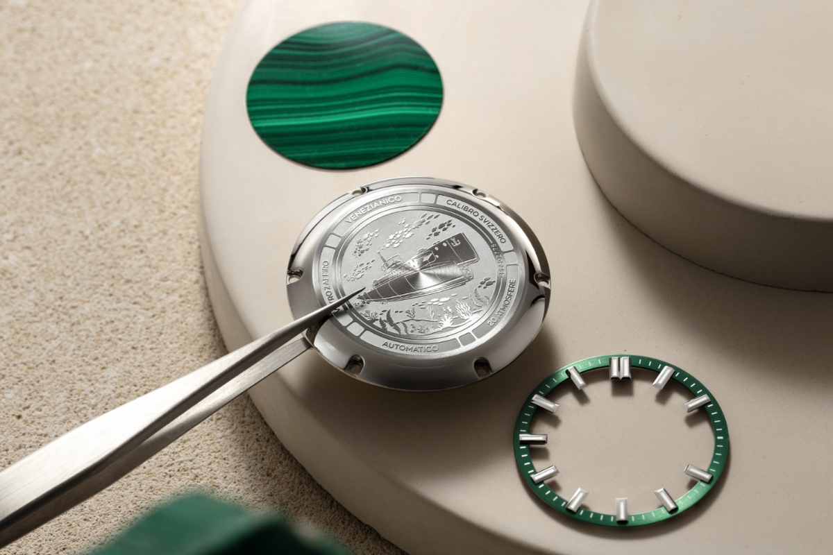 bezel Venezianico Nereide Malachite