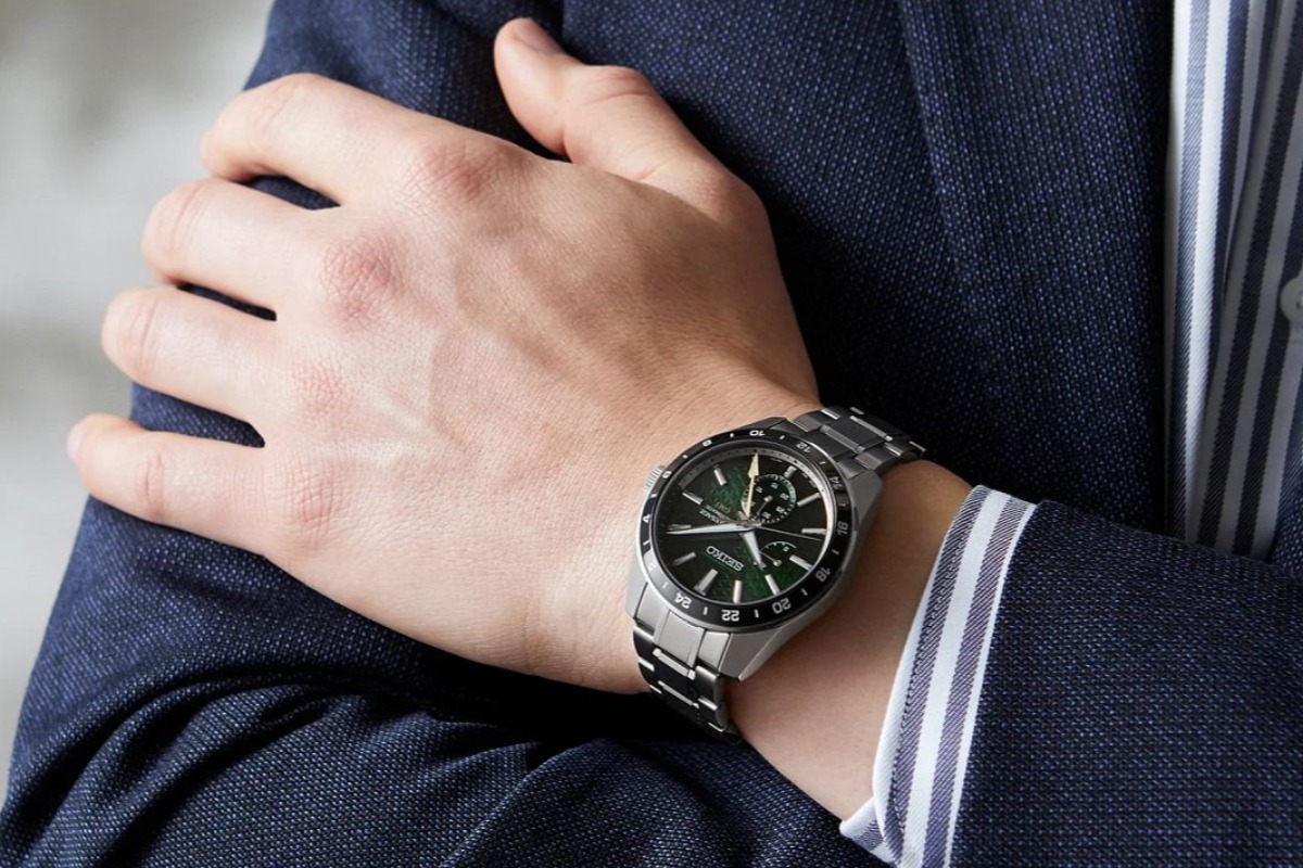 Zegarek męski Seiko Presage Sharp Edged Series GMT