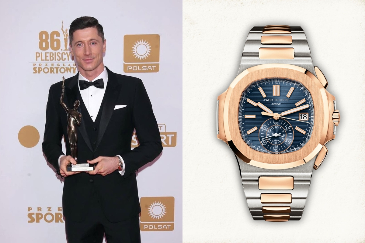 Roberta Lewandowskiego zegarek Patek Philippe