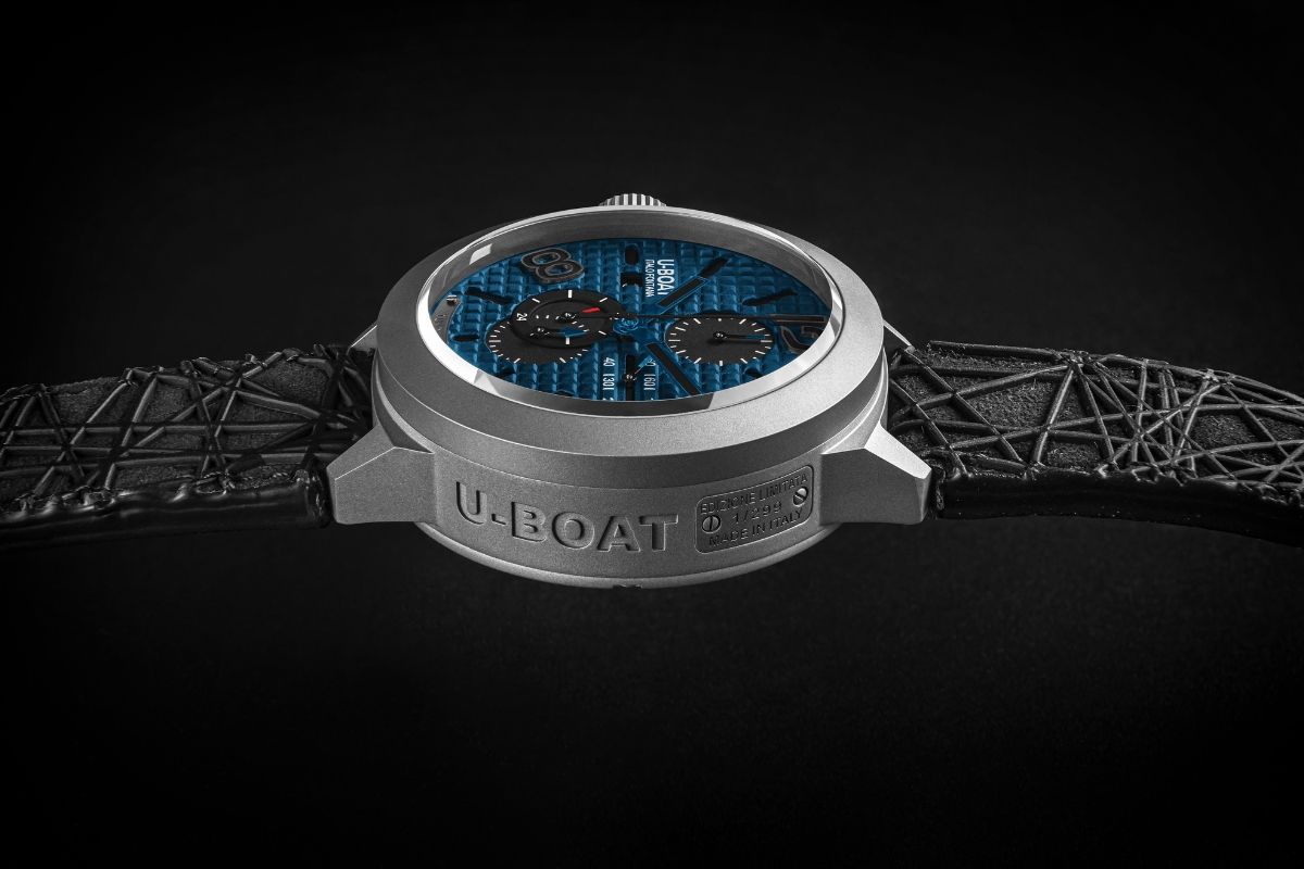 U-BOAT Classico 45 Titanium Tungsten Blue Chronograph Automatic Limited Edition