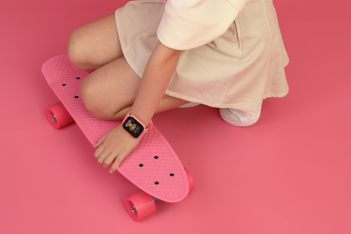 Smartwatch dziecięcy Garett Kids Rel 4G Pink