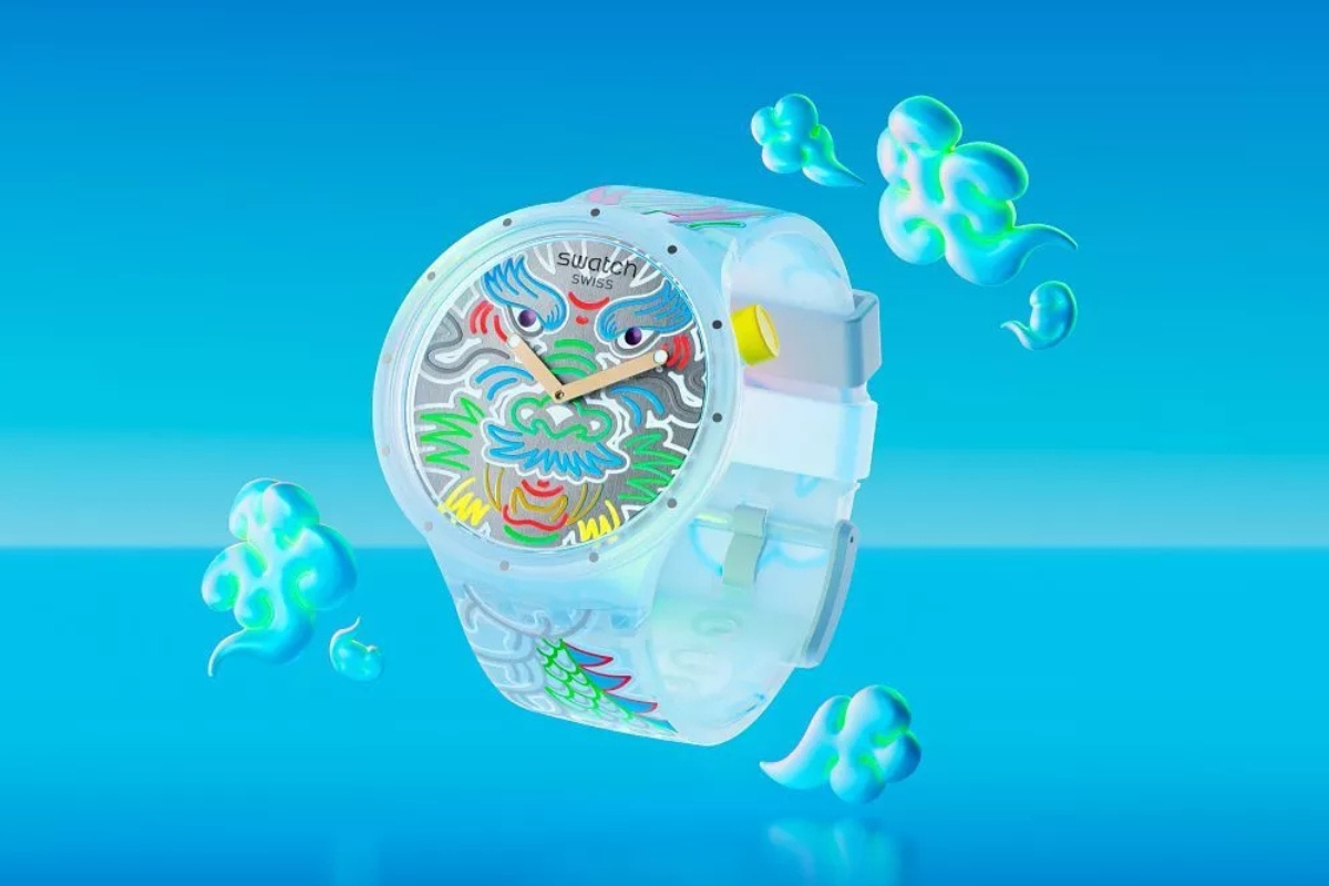 Swatch Big Bold Dragon in Cloud