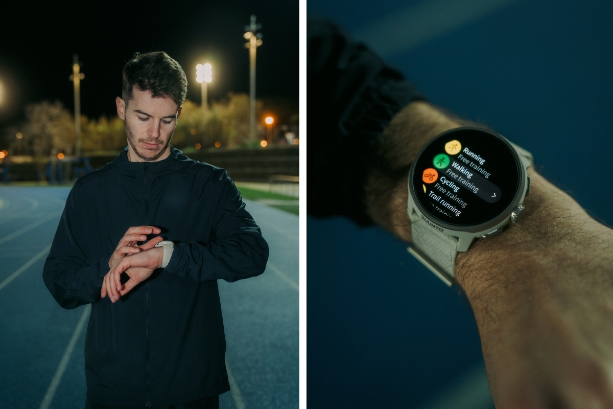 Zegarek sportowy Suunto Run Frost Gray