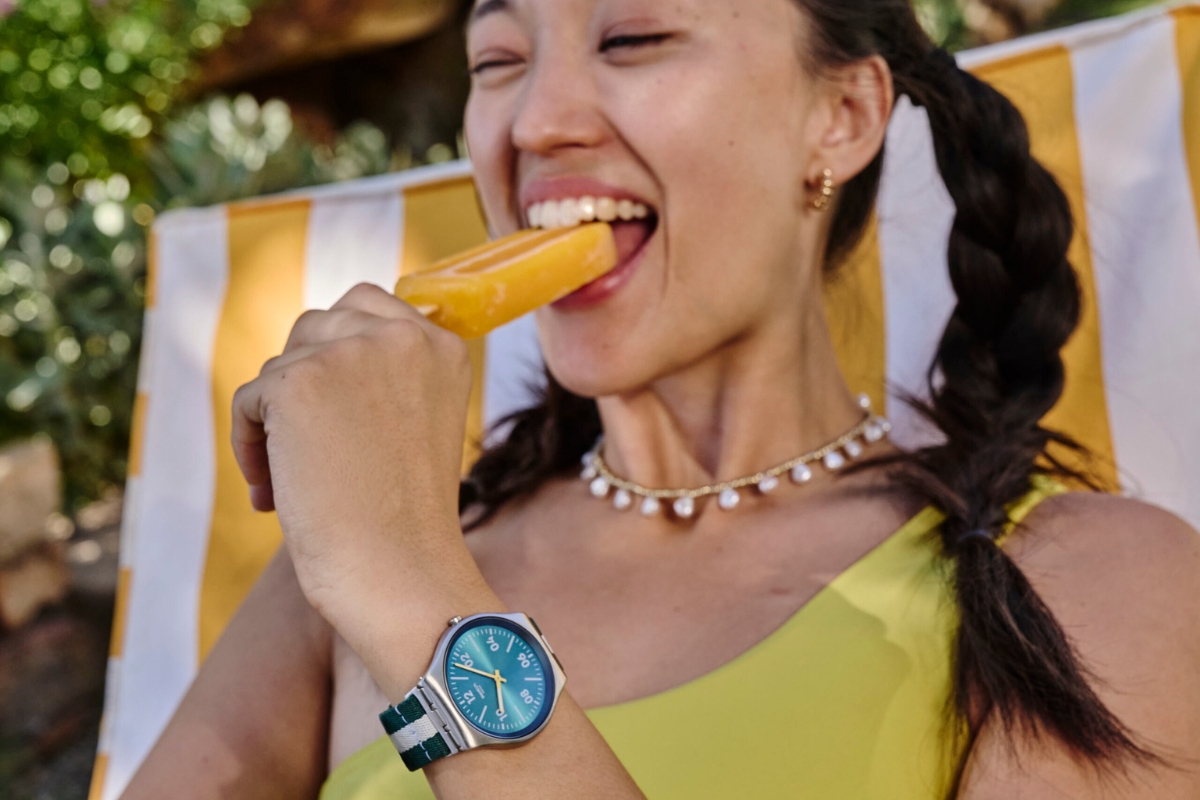 Swatch Casual Stripe Skin Irony 42