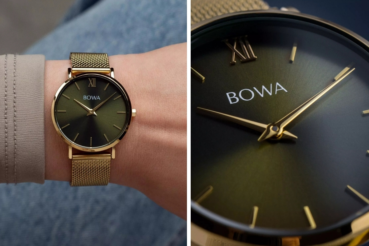 BOWA London Green-Gold Mesh 33