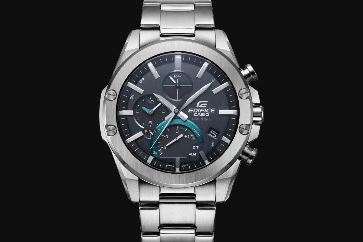 EDIFICE Premium Super Slim Sapphire Bluetooth Tough Solar EQB-1000D-1AER